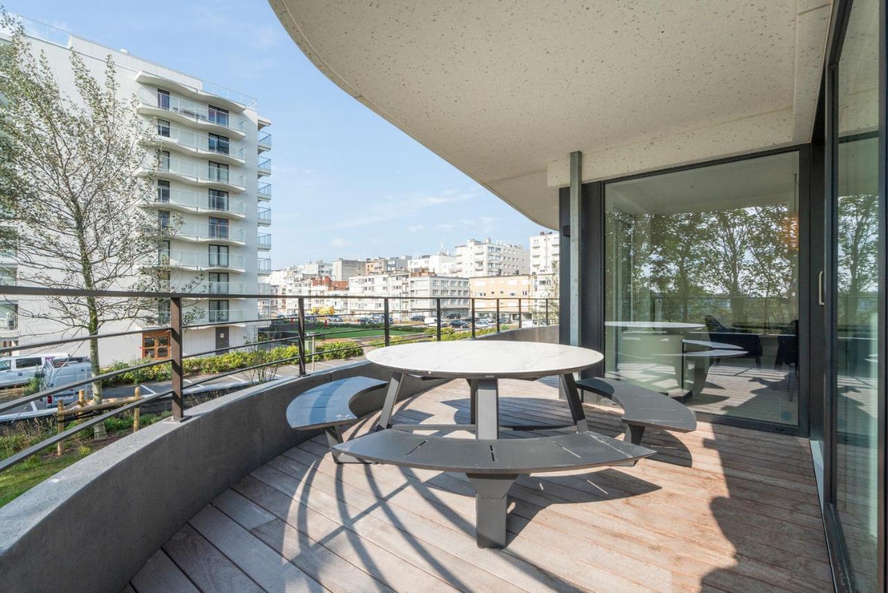 The Waves-Luxurious 3Bedroom App W Big Terrace & Garage Oostende Buitenkant foto